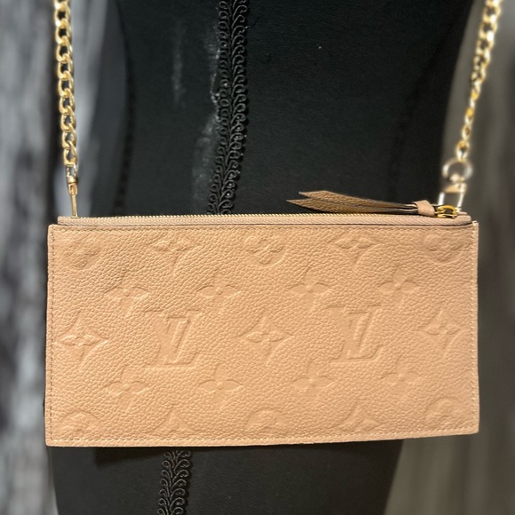LOUIS VUITTON BLUSH NEW MICRO WALLET ON CHAIN - Picture 4 of 16